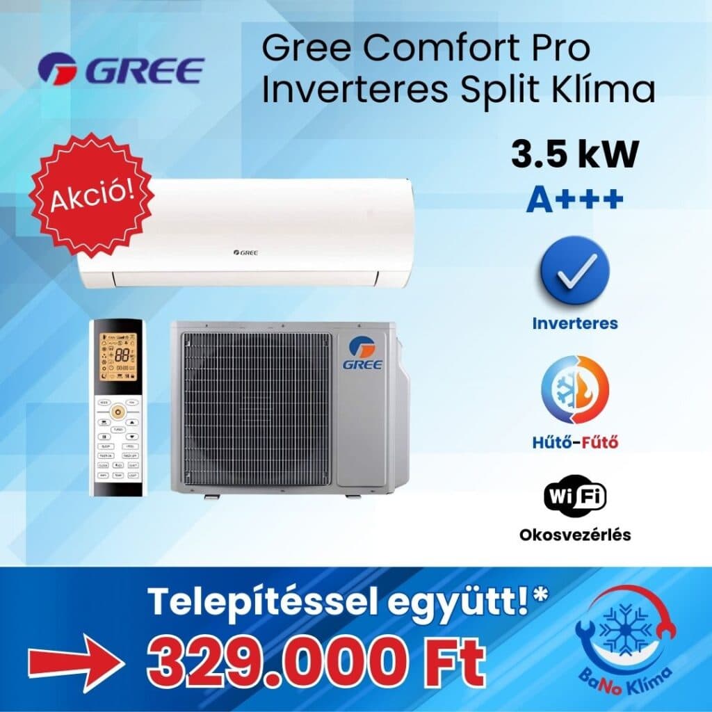 Gree Comfort Pro Akció
