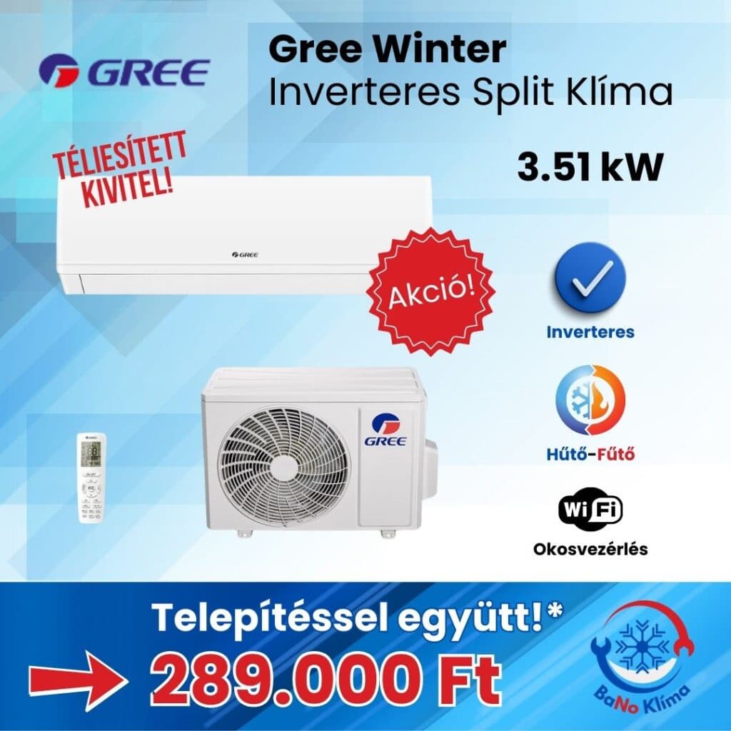 Gree Winter klíma akció