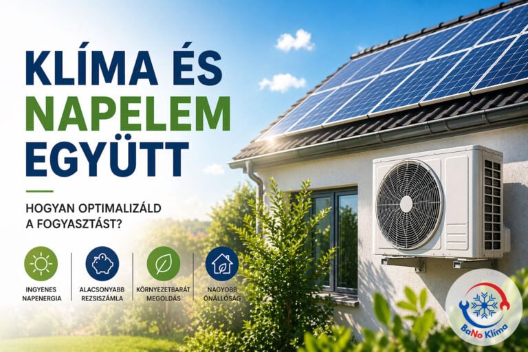 Klíma és napelem együtt