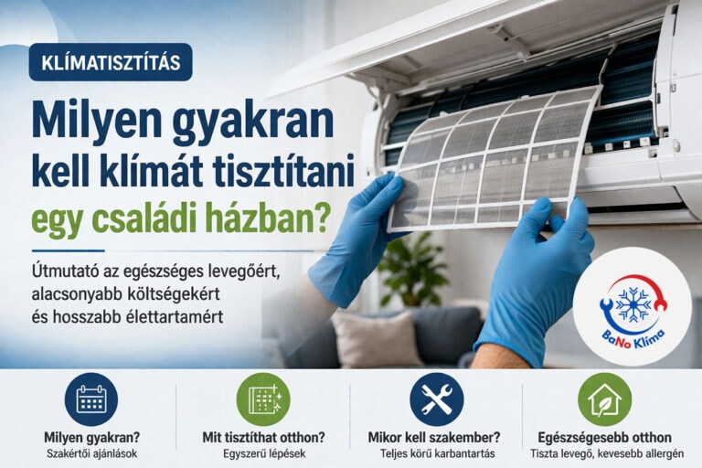 Milyen gyakran kell klímát tisztítani