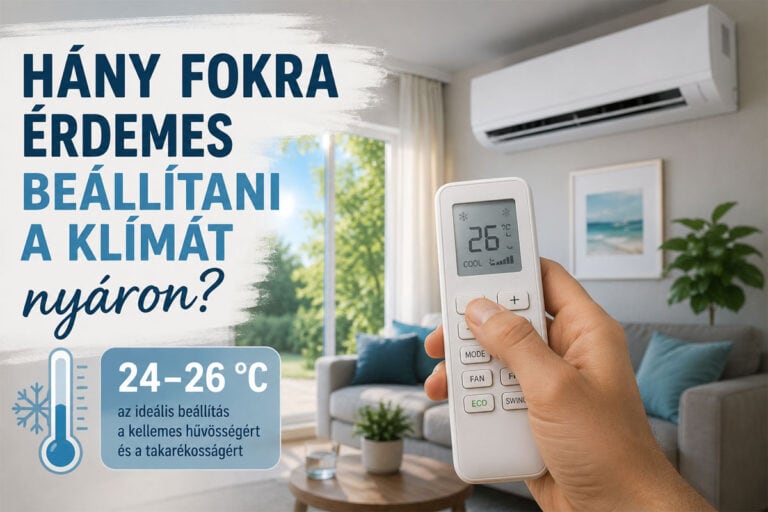 Hány fokra érdemes beállítani a klímát nyáron?
